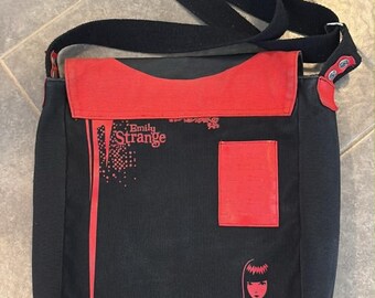 Vintage 2002 Emily the Strange Hand Bag Grunge Gothic Punk Purse
