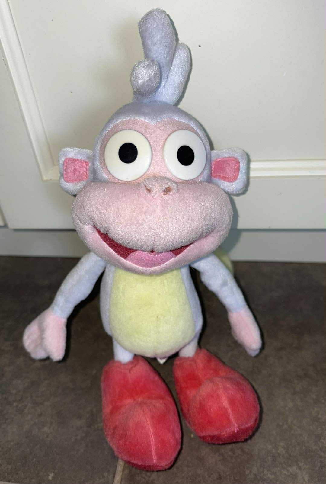 Vintage 2001 Dora the Explorer BOOTS the Monkey Plush Stuffed Toy