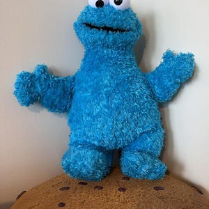 Sesame Street Cookie Monster Plush Backpack Bag 14 inch
