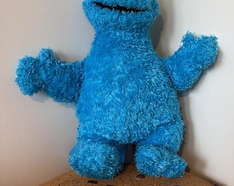 Sesame Street Cookie Monster Plush Backpack Bag 14 Inch - Etsy