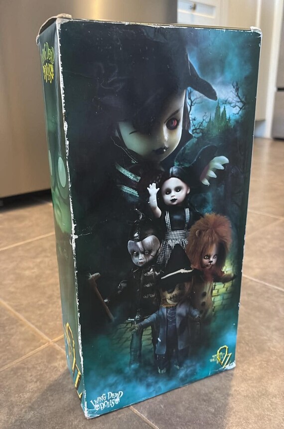 Living Dead Dolls the Lost in Oz Teddy as the Lion in Box Damage