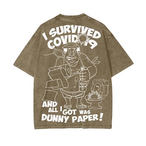 DUNNY PAPER COVID-19 - Retro Australia Gift - Classic Aussie Slang Shirt - Cultural Icon - Down Under Merch - Vintage Australian Tee