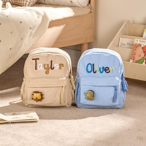 Personalized Toddler Backpacks | Custom Embroidered | Vibrant Themed Styles | School Essential & Thoughtful Gift