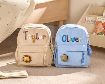 Personalized Toddler Backpacks | Custom Embroidered | Vibrant Themed Styles | School Essential & Thoughtful Gift
