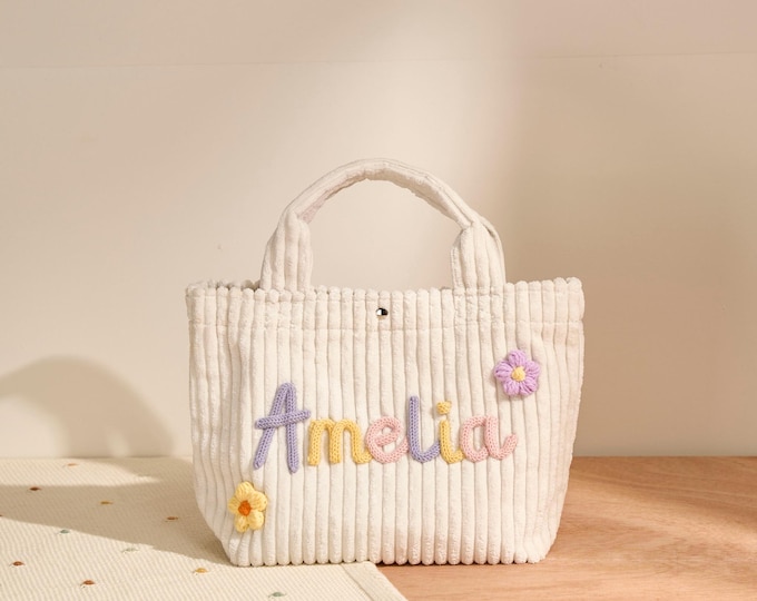 Personalized Tote Bag | Custom Handbag | Kids' Handbags | Baby Shower Gift | Custom Name Bag | Unique Gift for All Ages