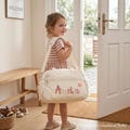 Personalized Duffle Bag : Signature Cheer & Dance Overnight Bag, Weekender Bag with Waterproof Pocket, Hand Stitched Gifts for Her product logo