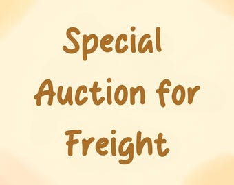 Special auction for freight