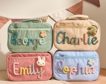 Personalized Kids Lunchbox | Custom Embroidered School Lunch Bags | Ideal for Back to School Gifts | Perfect for Boys and Girls