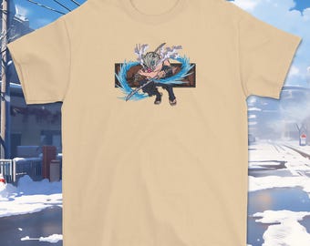 Anime Embroidery Shirt | Embroidered Anime Shirt | Unisex Soft Style Shirt | Unisex Anime Shirt | Unisex Embroidery Shirt