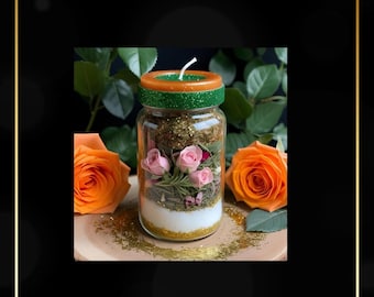 Glow Up Spell Jar – Manifest Confidence, Beauty, Abundance & Reclaim Your Power