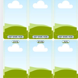 Blank Tarot Cards – DIY Custom Tarot Deck – Printable Tarot Template,Make Your Own Tarot Cards, Digital Tarot Download,Editable Tarot Cards