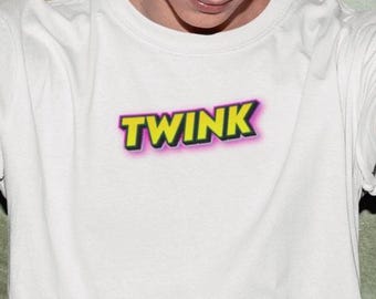 Twink Pride T-Shirt: Y2K Gay Boy Unisex Tee