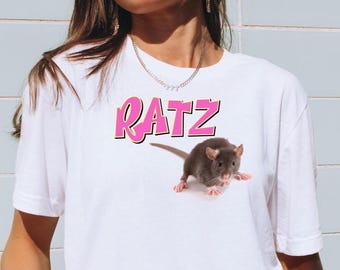 RATZ Tee: Bratz Inspired Y2K Rat Graphic Top
