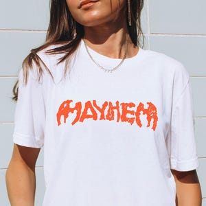 MAYHEM Lady Gaga Merch | Lady Gaga Concert Tour | Mayhem T-shirt | y2k Top | Rave Fit | Vintage Retro Festival Party Wear | Gaga Tee | Shirt