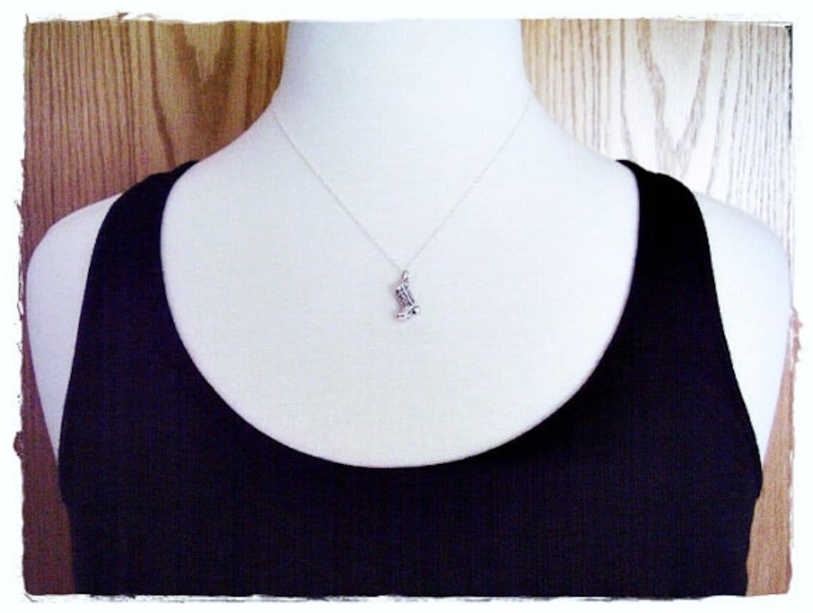 Cowboy Boot Necklace