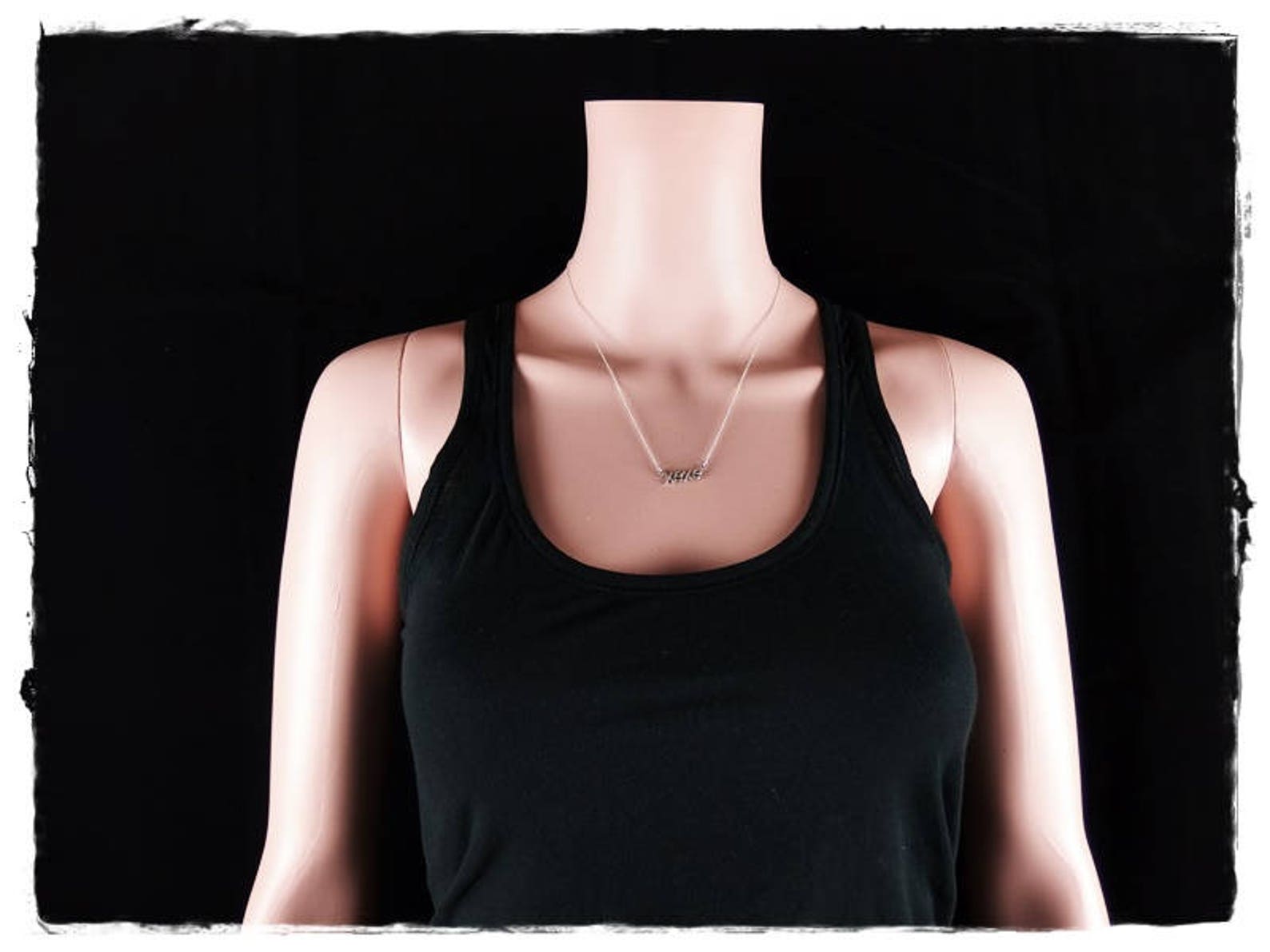 Silver Xoxo Necklace Sterling Silver Xoxo Charm on a Etsy