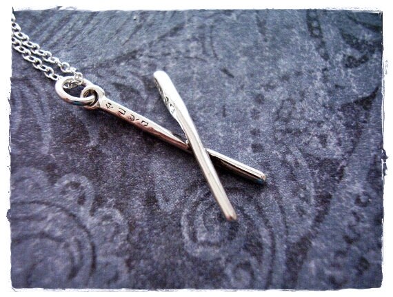 Chopsticks Charm 3D Sterling Silver Chopsticks Charm 3D Sterling Silver