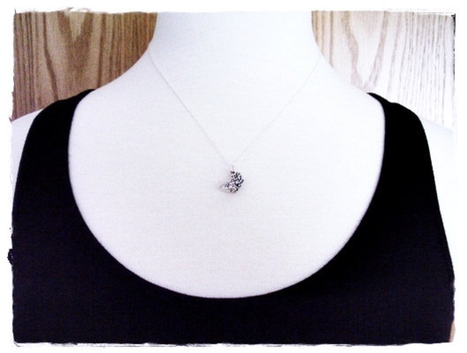 Silver Yorkie Necklace Sterling Silver Yorkie Dog Charm on a Etsy