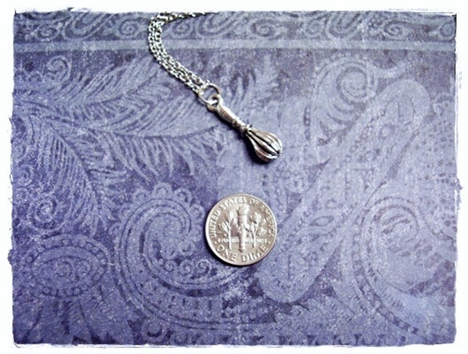 Silver Round Whisk Necklace Silver Pewter Round Whisk Charm Etsy