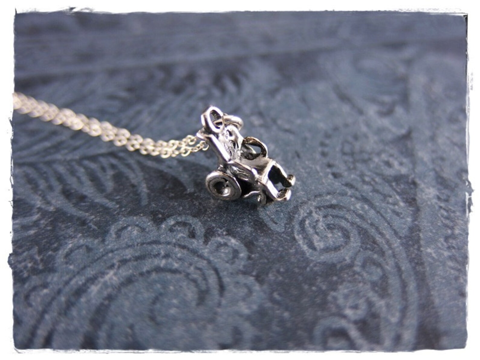 Tiny Wheelchair Necklace Sterling Silver Wheelchair Charm on Etsy