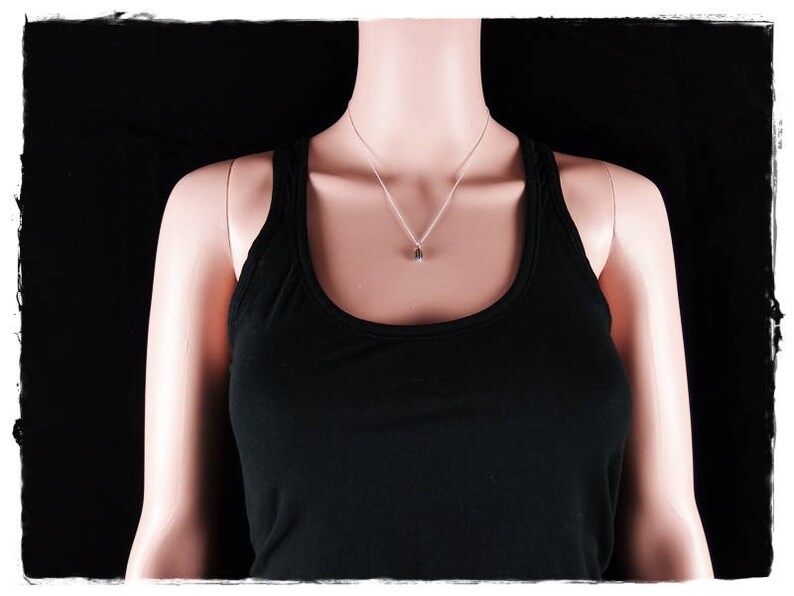 Silver Cocoa Bean Necklace Sterling Silver Cocoa Bean Charm Etsy