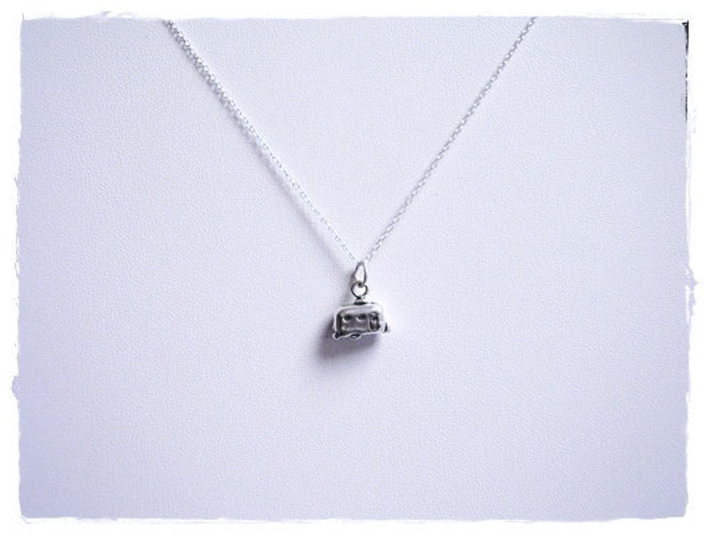 Silver RV Camper Necklace Sterling Silver RV Camper Charm on Etsy
