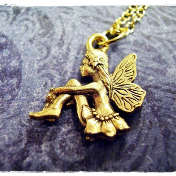 Antique Fairy Necklace Etsy