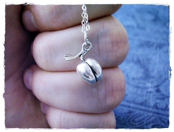 Peach Charm Sterling Silver Peach Charm Sterling Silver