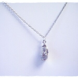 Silver RV Camper Necklace Silver Pewter RV Camper Charm on a Delicate Silver Plated Cable Chain or Charm Only image 4