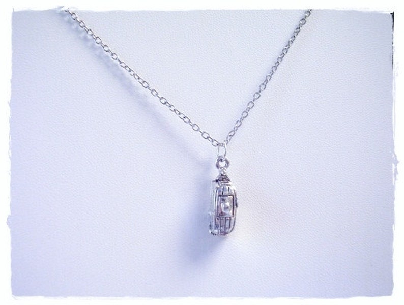 Silver RV Camper Necklace Silver Pewter RV Camper Charm on a Delicate Silver Plated Cable Chain or Charm Only image 4