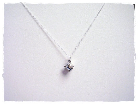Silver Rx Mortar and Pestle Necklace Sterling Silver Rx - Etsy