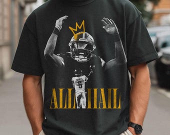 Camiseta de Jayden Daniels "Hail Mary Commanders": homenaje a un aficionado al fútbol