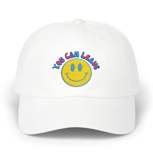 RHOSLC You Can Leave Smiley Face Baseball Hat, Dad Cap, Real Housewives of Salt Lake City