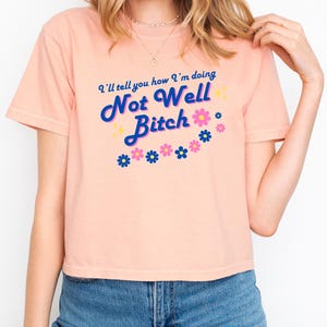 RHONY Not Well Bitch Women&#39;s Boxy Tee Shirt, Real Housewives of New York