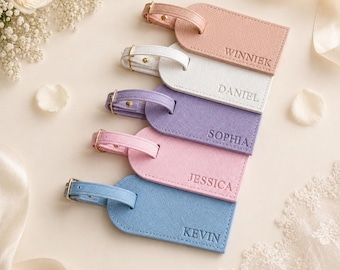 Custom Luggage Tag for Bridesmaids, Personalized Travel Tag, Bridal Party Gift, Destination Wedding Favor, Bach Trip Gift