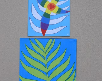 Pascua - Cuaresma - Arte cristiano - Domingo de Ramos - Promesa - Verso bíblico - Cruz - Arco iris - Romanos - Isaías