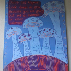 1 Timothy 4:12 - Don&#39;t Let Anyone Look Down on You - Print