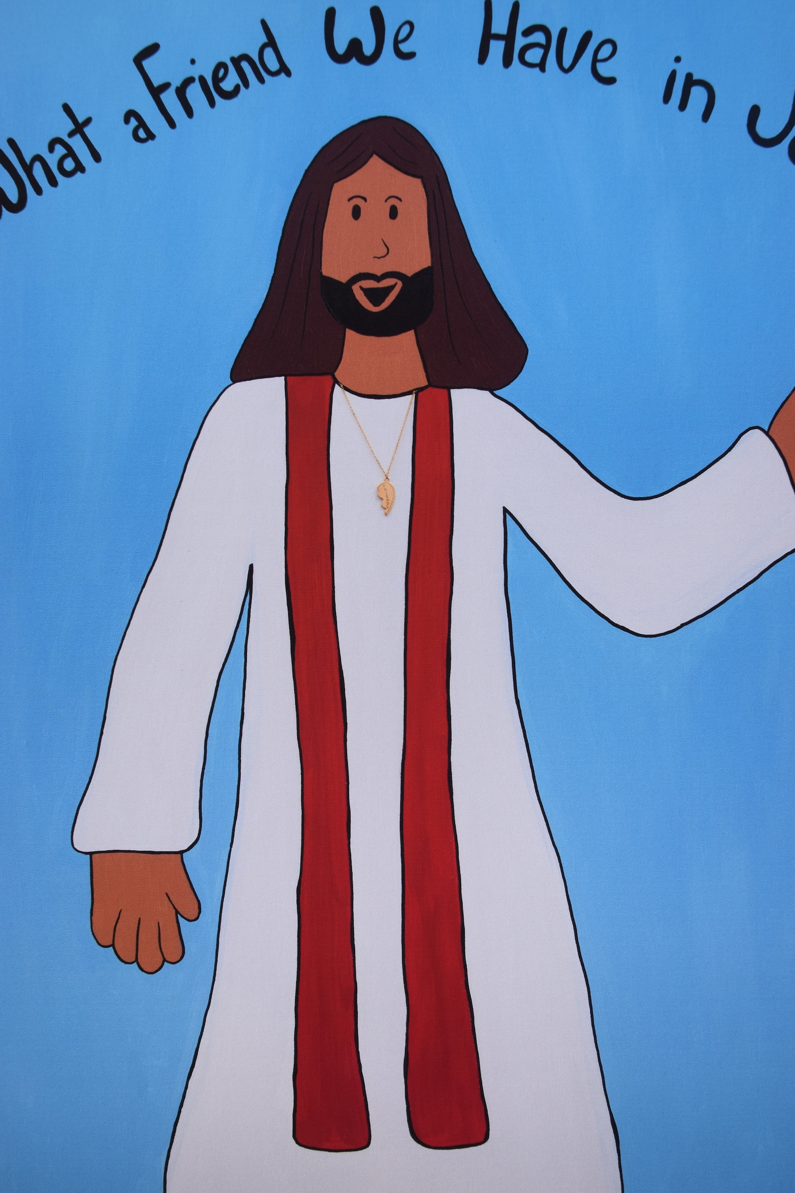 What a Friend We Have in Jesusjesusbest Friendbff Necklaceheart