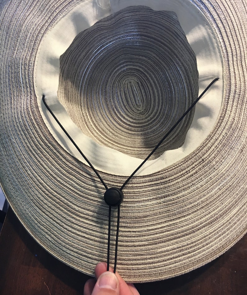 HAT CHIN STRAP Kit Elastic With Plastic Spring Toggle Etsy