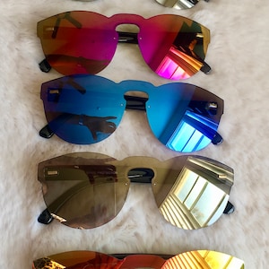 Iridescent Mod Metallic Glasses - One pair - your choice!!
