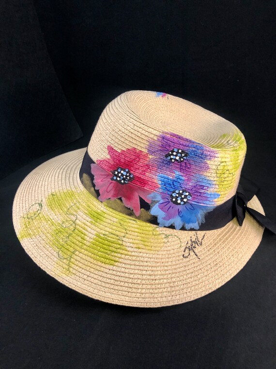 Summer Hat With Back Bow & Flower 5e9bbd6c-74fc-4731-b12d-  main image 3