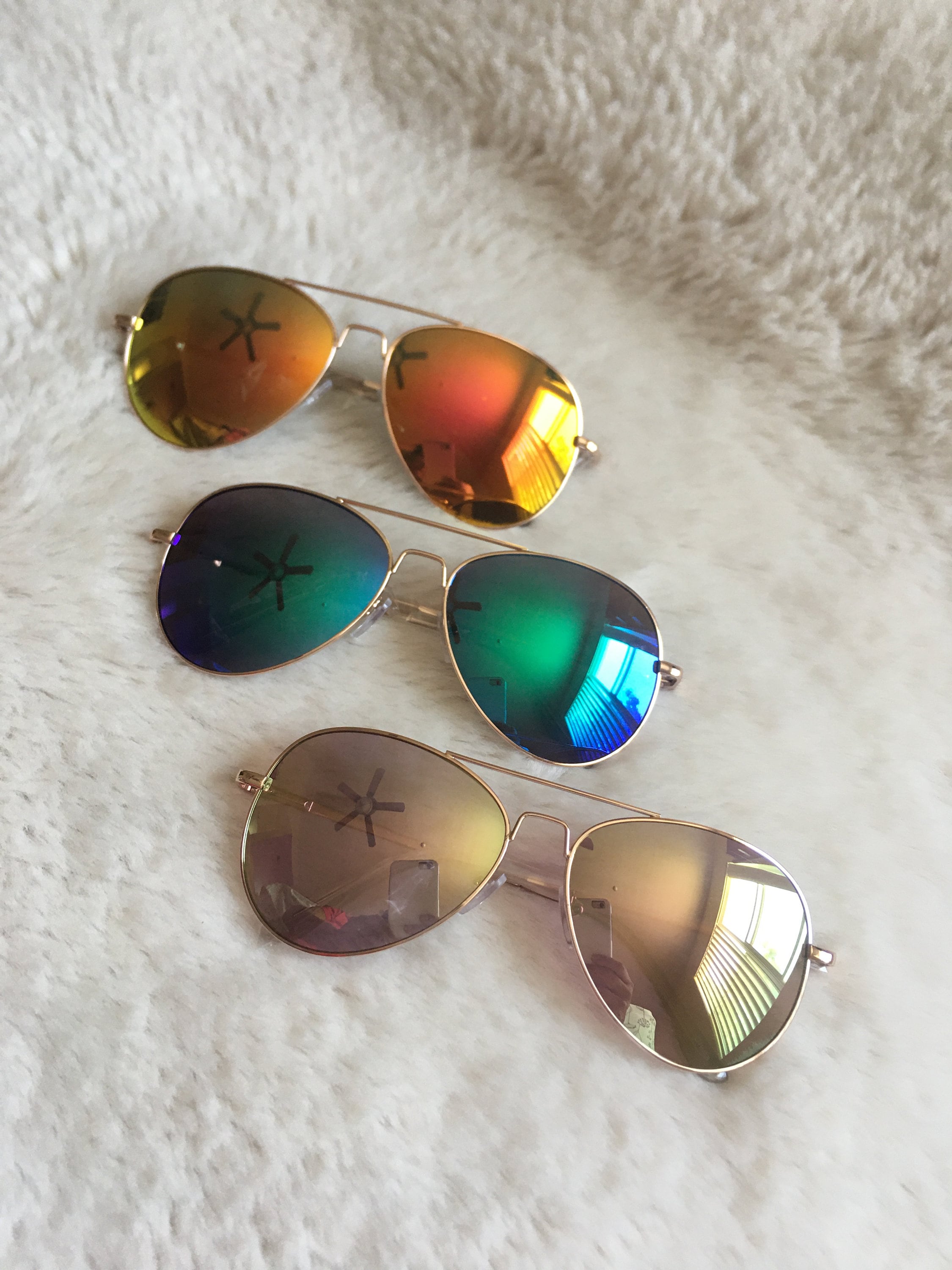 NWOT Unisex 4 Pair Of Aviator Sunglasses Oversized Aviator Sunglasses For Women | J.Crew main image 4