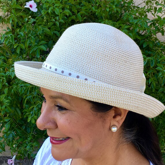 White Women\'s Sun Hat SP 50 6 main image 4