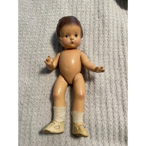 Vintage 1920's  Effanbee Patsy Doll w Shoes & Socks Pat. Pending Fair Condition