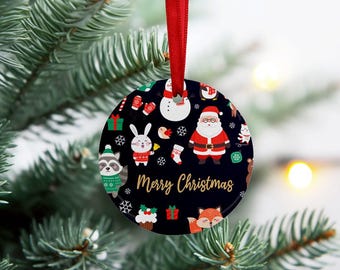 Photo Ornaments, Christmas Ornaments, Ceramic Ornaments, Custom Keepsake, Christmas Gift, Xmas Decoration, Personalized Ornaments