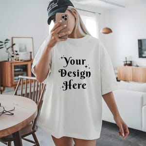 Comfort Colors C1717 Shirt Mockup T-Shirt Mockup Women TShirt Mockup Oversized Shirt Mockup Comfort Colors Mockup Outdoor Model Shirt Mockup