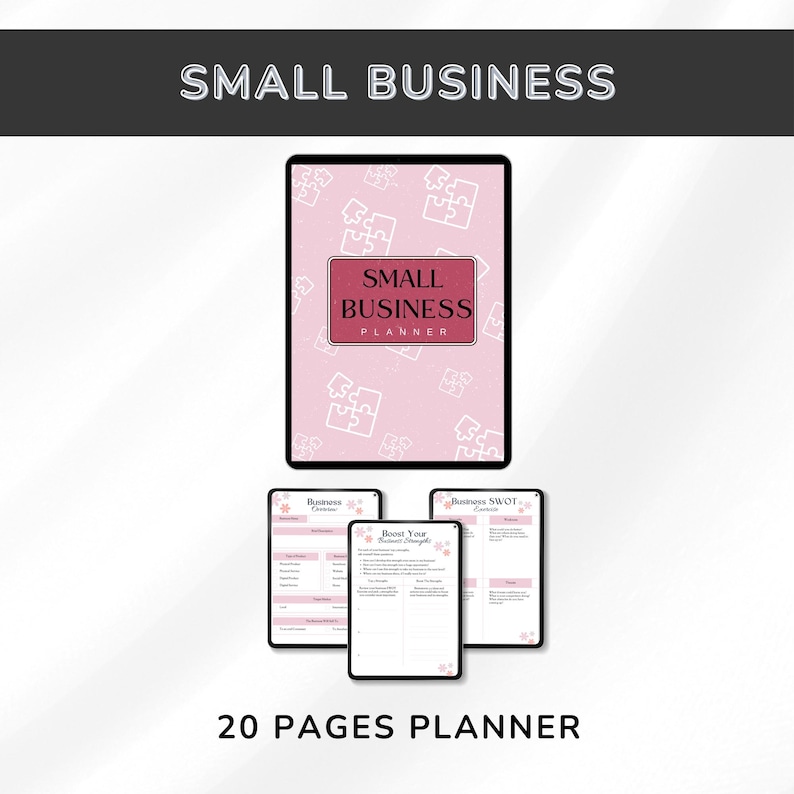 Small Business Planner Template: Startup Organizer (digital Download ...