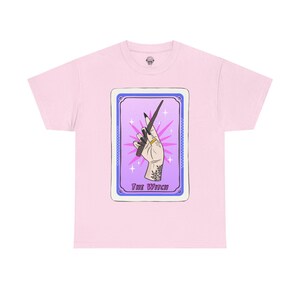Camiseta de tarot de bruja gótica pastel, unisex, para amantes del ocultismo, de bruja, alternativa, mística para Halloween.