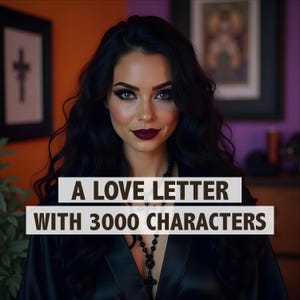 Carta de amor canalizada de tu persona / Mensaje psíquico sincero y profundas revelaciones del tarot sobre el amor para tu relación