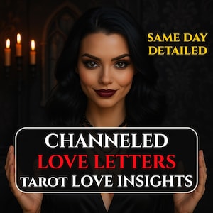 Kanalisierter Liebesbrief von Deiner Person | Psychische Liebeslesung, tiefe Gefühle, Twin Flame & Soulmate-Botschaft